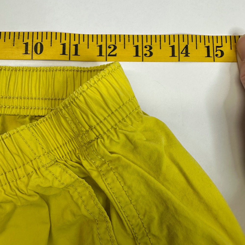 Wild Fable Yellow Wide Leg Cargo Utility Pants Womens Small D-Ring Straps Baggy - Picture 6 of 11